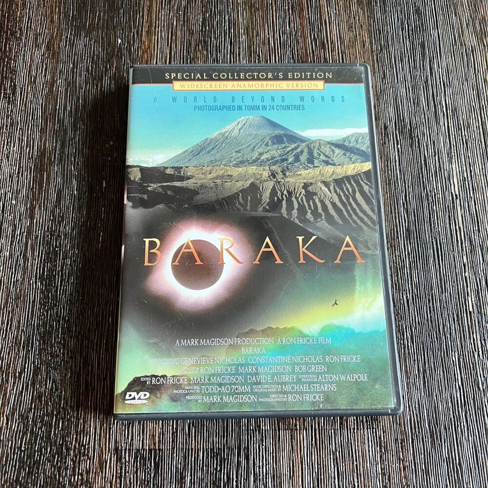 Baraka Special Collector's Edition Documentary Film Ron Fricke Humans Nature DVD